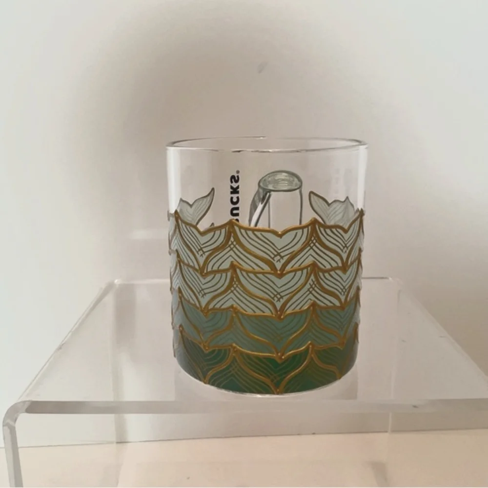 Starbucks 50th Anniversary Glass Mug New with Tags! Perfect!